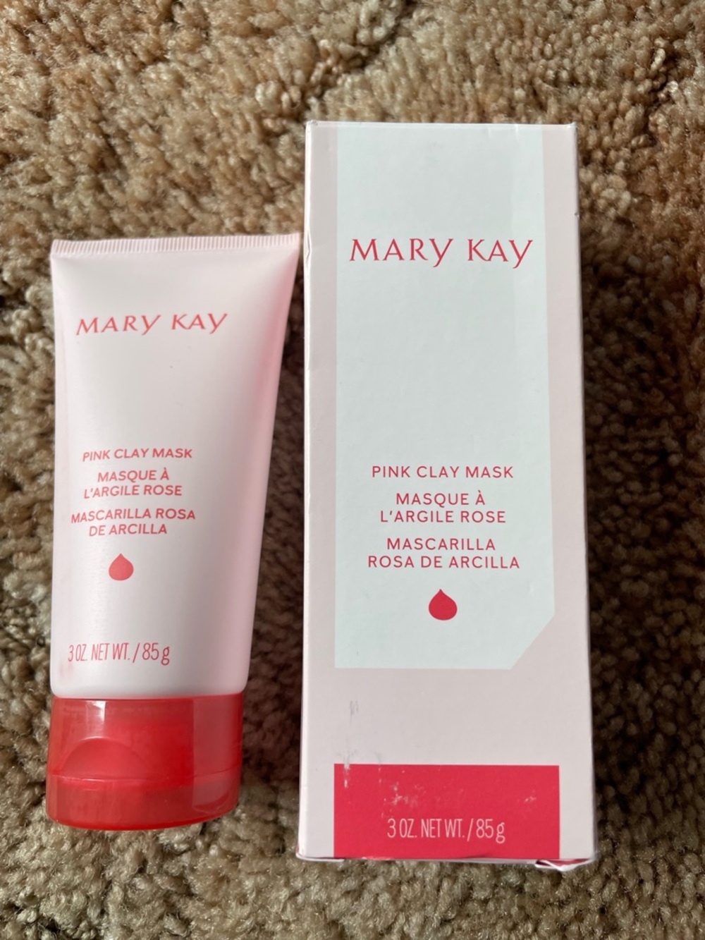 Mary Kay Pink Clay Mask for dry to oily skin.